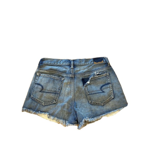 American Eagle Distressed  Vintage Hi-Rise Festival Short Size 8 - Picture 2 of 4